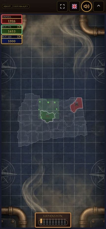 Quiz Empire live mobile conquest map